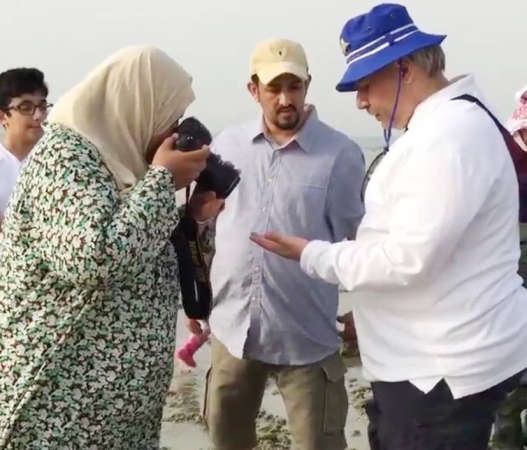 جولة على الساحل لتوثيق الحياة الفطرية