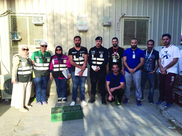 الفريق المشارك في الحملة