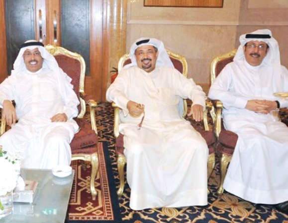 عادل الخرافي وعدنان الخرافي وعبدالله الخرافي