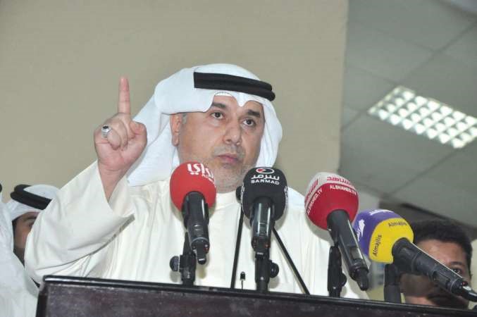 عبدالله التميمي ملوحا باستجواب الصالح