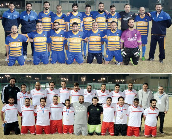 لاعبو فريق البنك الاهلي الكويتي ﻿