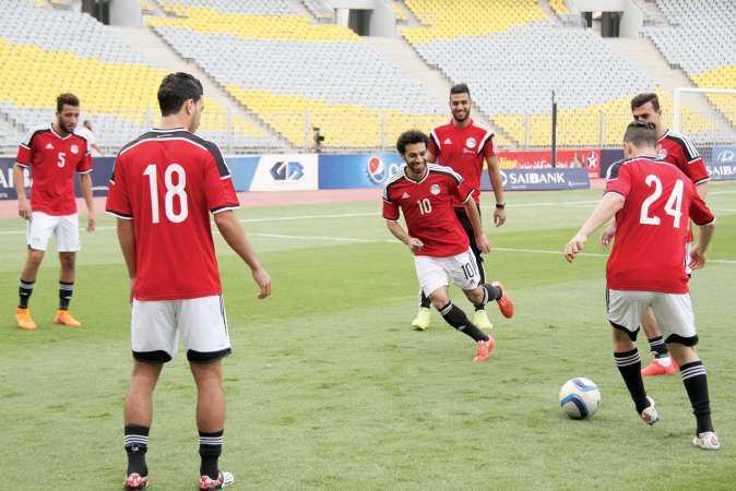 النجم محمد صلاح يقود منتخب مصر امام نيجيريا اليوم﻿