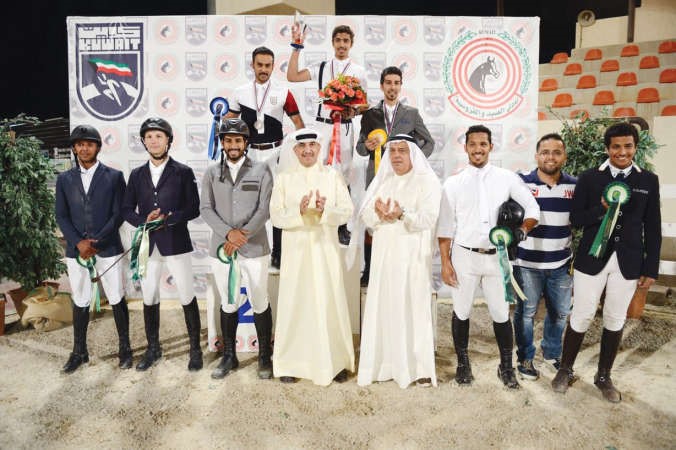 حامد الهزيم وخليل اسد مع الفرسان الفائزين