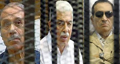 تأجيل طعن مبارك ونظيف والعادلي على حكم تغريمهم لقطع الاتصالات إلى 21 مايو