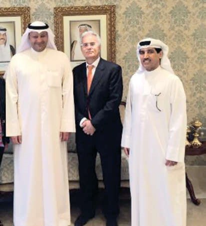 وزير الصحة دعلي العبيدي مع بارتميو وخليل 