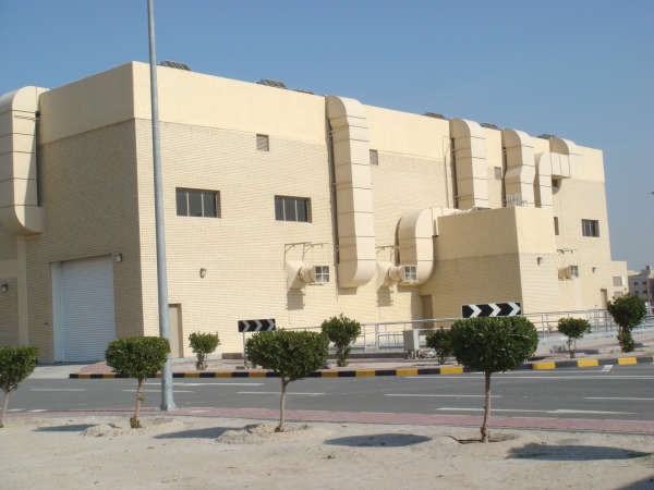 المبنى الرئيسي لمحطة ضخ الجهراء﻿