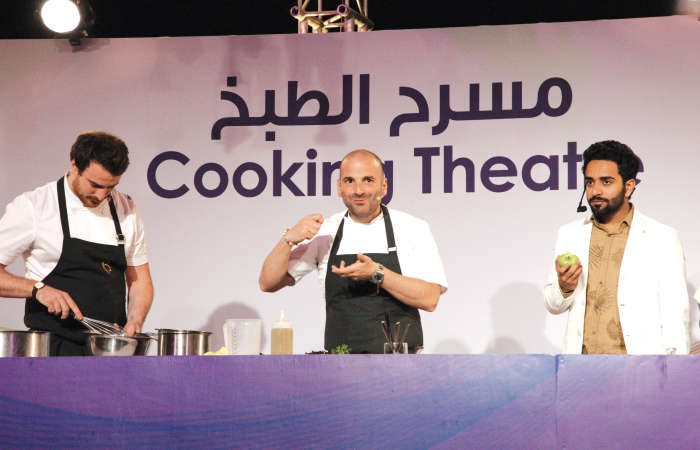 ضمن فعاليات مسرح القطرية للطبخ في مهرجان الاغذية 