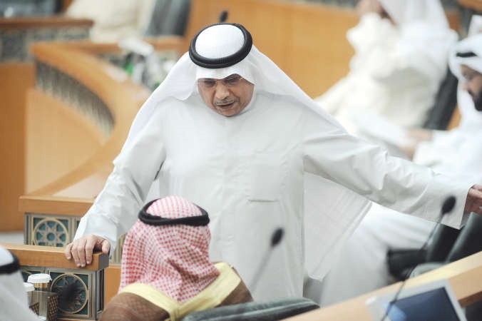 الشيخ صباح الخالد يستمع لحديث الشيخ خالد الجراح