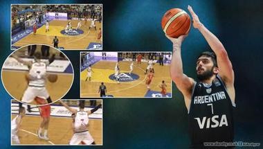 بالفيديو.. مراوغة مبتكرة من لاعب كرة سلة أرجنتيني