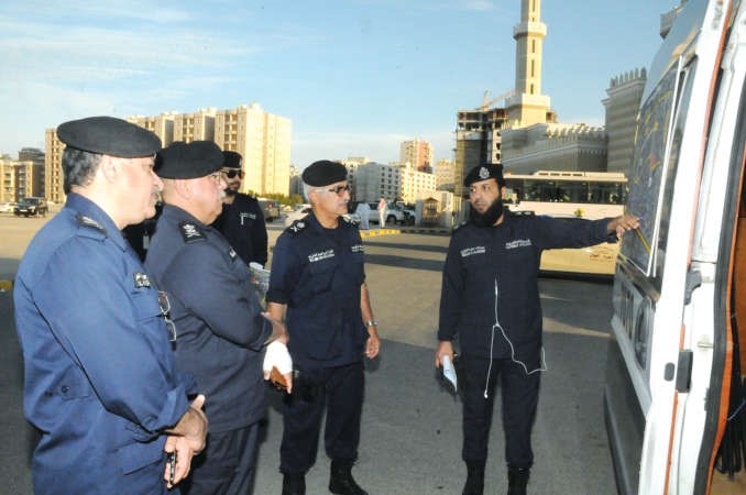 الفريق سليمان الفهد خلال الحملة