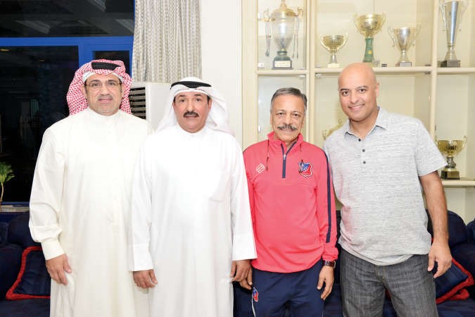 العنبري مع محمد ابراهيم ومحمد عبدالله وماهر الشمري ﻿