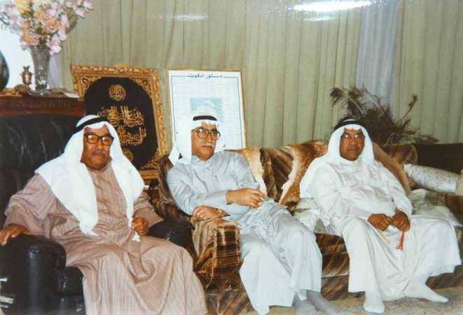 محمد العبدالسلام وسعود الهاجري واحمد العربيد