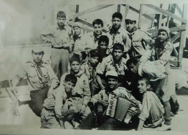 محمد العبدالسلام اثناء رحلة كشفية
