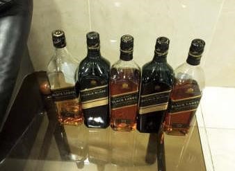 خمور مضبوطة في الاحمدي على هامش حملات الامن العام﻿