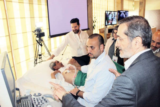 جانب من ورشة عمل سونار القلب والرئة