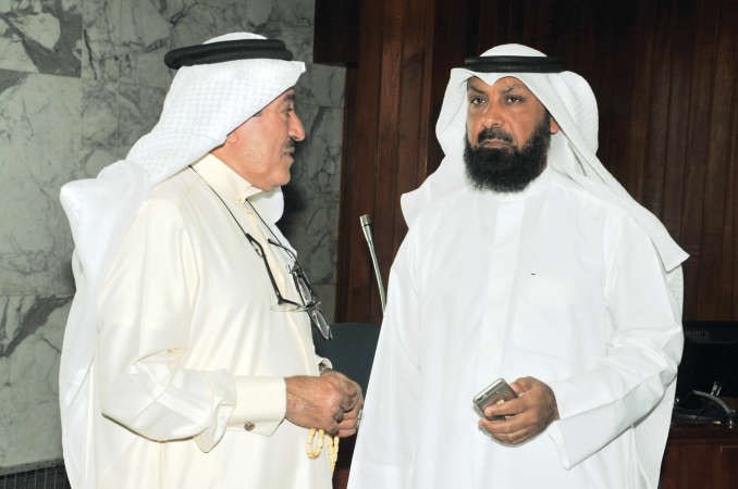 مانع العجمي واحمد الفضالة 