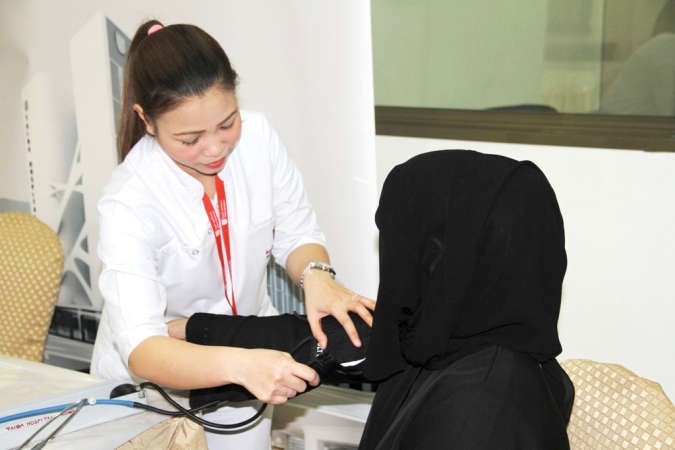 اجراء الفحوص الطبية﻿