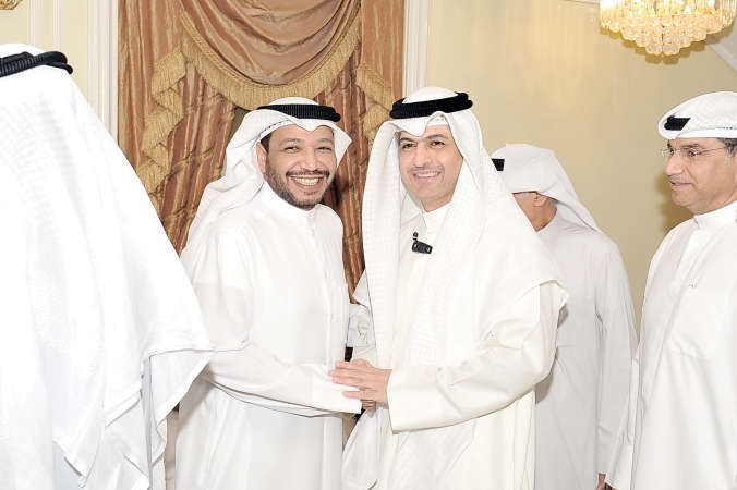 فيصل الدويسان مستقبلا الحضور 	احمد علي﻿