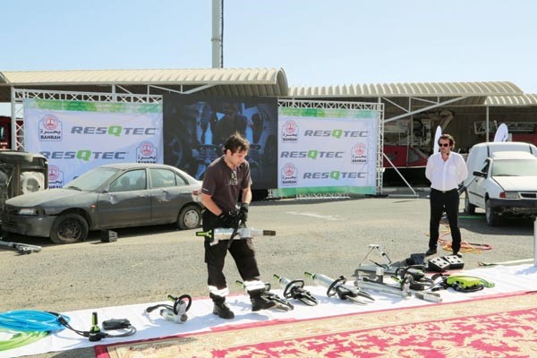 شركة بحرة التجارية تنظم عرضاً ميدانياً لمنتجات «RESQTEC»