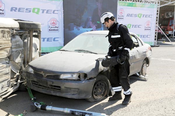 شركة بحرة التجارية تنظم عرضاً ميدانياً لمنتجات «RESQTEC»