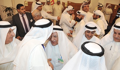 تهنئة لرئيس قائمة الاسرة الاقتصادية علي الغانم بعد الفوز الكبير بالانتخابات قاسم باشا