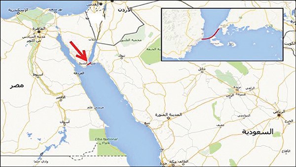 جسر الملك سلمان المقرر تشييده يربط مصر والسعودية بطول 7 الى 10 كيلومترات ويعد خطوة تاريخية ونقلة نوعية