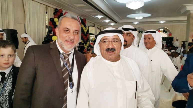 الشيخ ناصر صباح الاحمد ويحيى ابوشعر