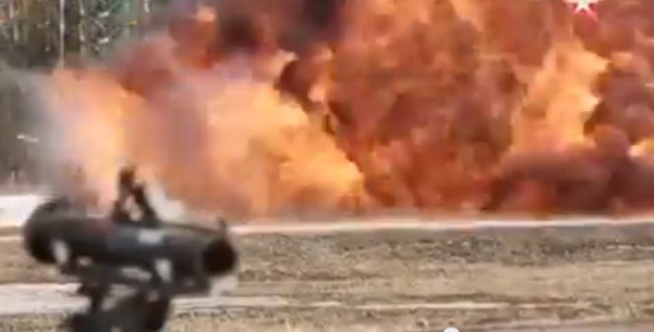 بالفيديو.. لحظة انفجار ضخم أثناء تجربة صاروخ "أر شي غيه-1" الروسي