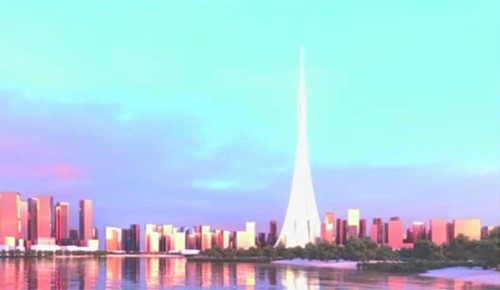 بالفيديو.. دبي تشيد مبنى اعلى من برج خليفة   