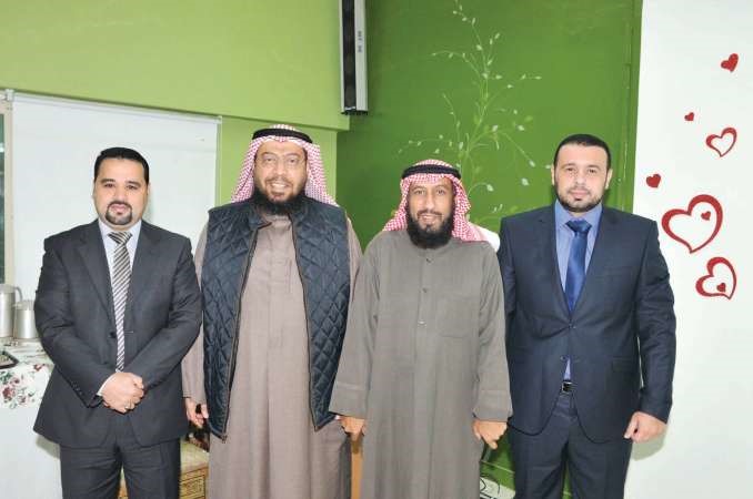 خالد الخراز وبندر الحسيني وهيثم فيصل وصابر عاطف