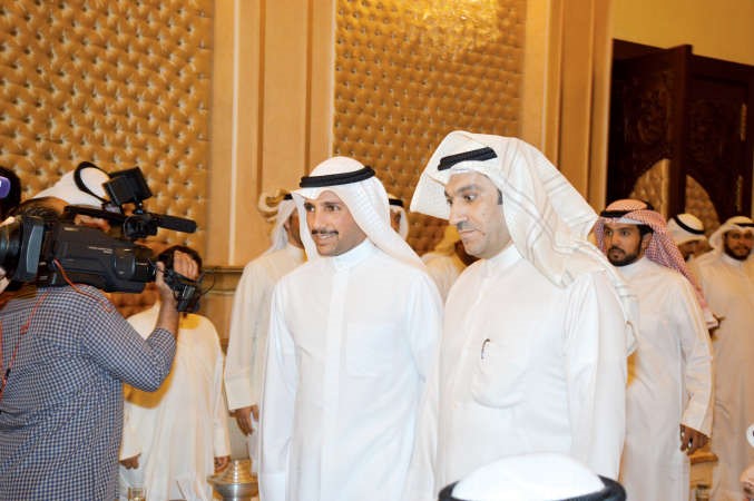 الشحومي مرحبا برئيس المجلس ممرزوق الغانم﻿