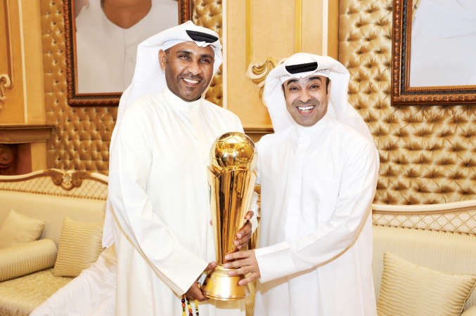 الزميل حامد العمران مع عادل عقلة﻿