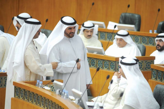 حمدان العازمي وماجد موسى وجمال العمر