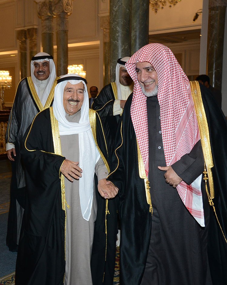 صاحب السمو الامير الشيخ صباح الاحمد خلال الزيارة