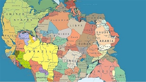 كيف كانت الدول العربية حاليا في بانجيا التي ظهرت الى الوجود كقارة وحيدة على الارض قبل 250 مليون عام