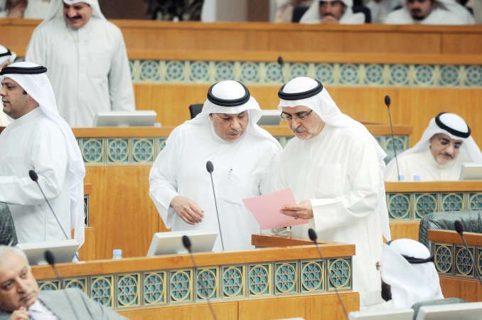 الشيخ خالد الجراح واحمد لاري