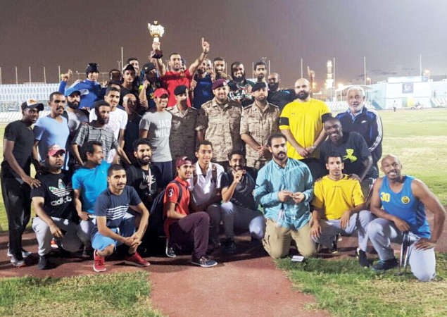 فريق القوة البرية الفائز بالبطولة﻿