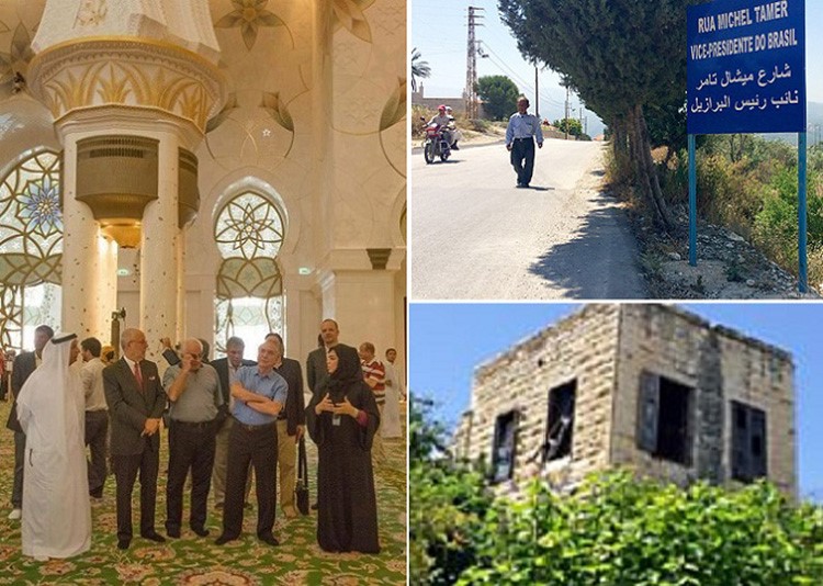 الطريق الرئيسي باسمه في القرية، والبيت حيث ولد 3 من اشقائه فيها، وصورة له بمسجد الشيخ زايد في ابوظبي
