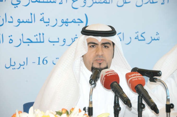 دسالم الراشد متحدثا خلال المؤتمر الصحافي	 محمد هاشم﻿