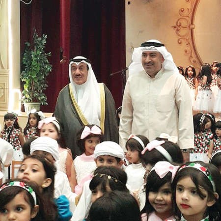الفريق م فهد الامير ووليد بن غيث في الحفل 