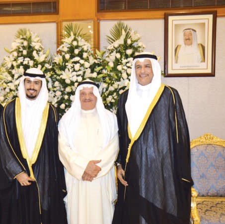 السفير ابراهيم المنصور مباركا﻿