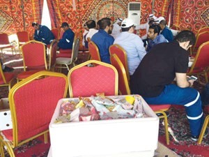 عصائر وايس كريم للمضربين