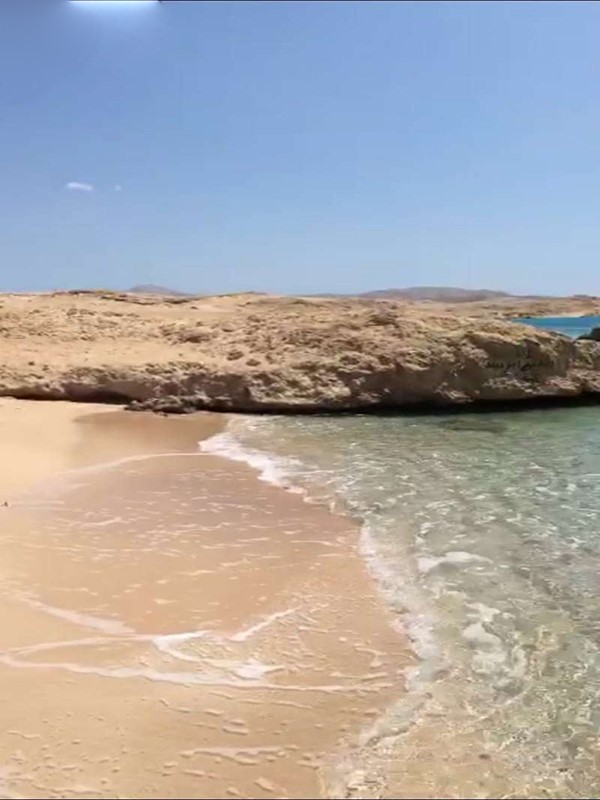 بالصور.. سعودي  يزور جزيرة تيران وهذا ماشاهده 