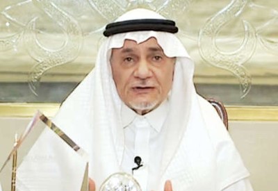 الامير تركي الفيصل خلال حواره مع الشبكة الاخبارية الاميركيةسيانان﻿