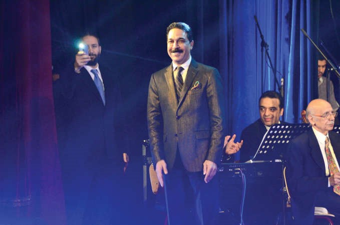 عبدالله الرويشد في الحفلشريف عبدربه