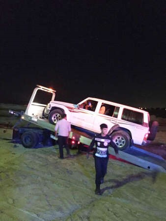 احدى المركبات التي تم حجزها﻿