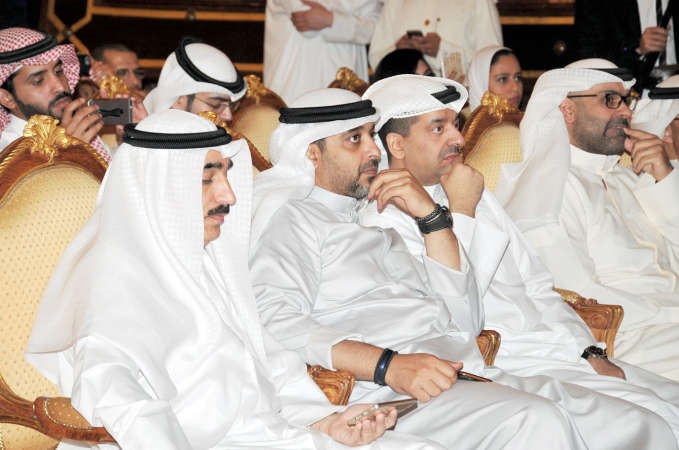 الشيخ محمد العبدالله ويوسف مصطفى ووليد الخشتي في مقدمة الحضور