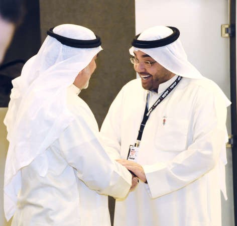 رئيس التحرير الزميل يوسف خالد المرزوق مرحبا بالنائب صالح عاشور﻿
