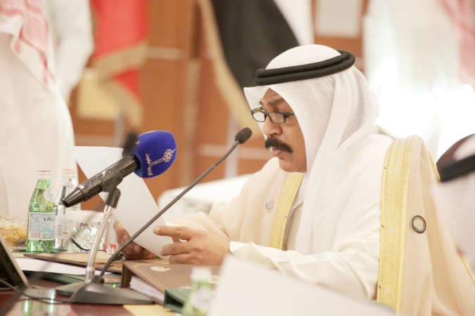 اللواء العوضي يتحدث في الاجتماع ﻿