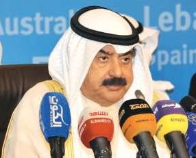 خالد الجارالله متحدثا للحضورريليش كومار

